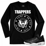 Match Cyber Monday / Premium Icon 3s | Trappers Anthem | Black Long Sleeve T shirt