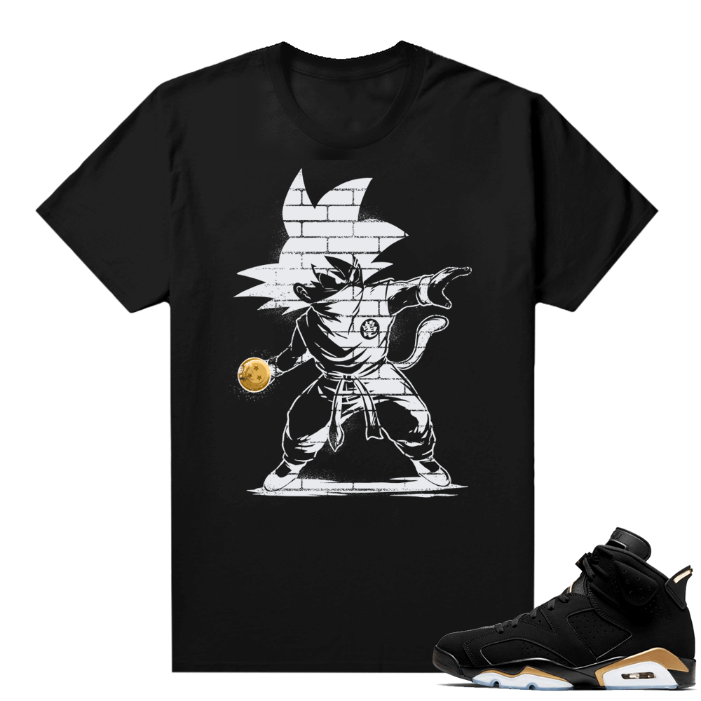 DMP 6s  shirt - Black - Dragon Ball