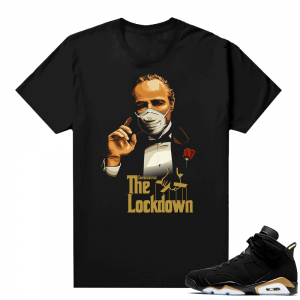 DMP 6s  shirt - Black -The Lock Down