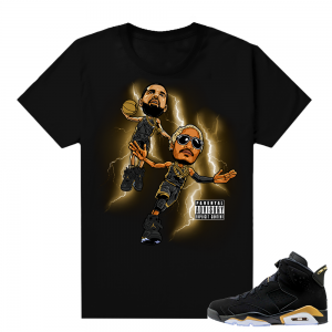 DMP 6s shirt black - What A Time to Be Alive 2