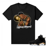 DMP 6s matching shirt - Black - MJ Defining Moments