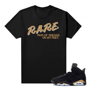 DMP 6s shirt black - Rare Pair