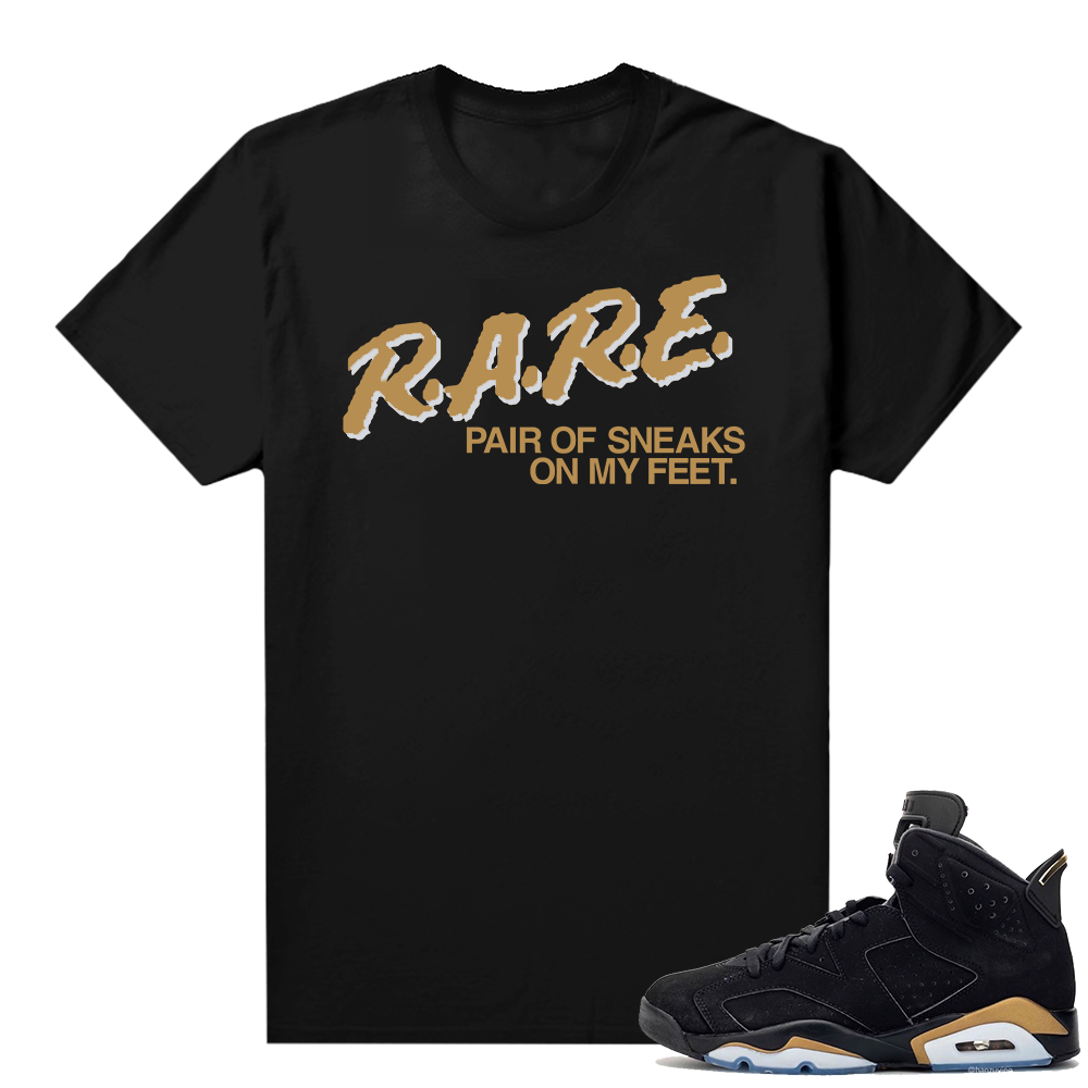 DMP 6s shirt black - Rare Pair