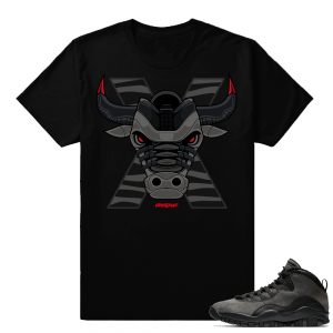 Dark Shadow 10 Matching Shirt  Shadow 10 Bull  Black tee