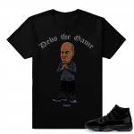 Debo the Game t shirt  Cap and Gown 11  Black tee