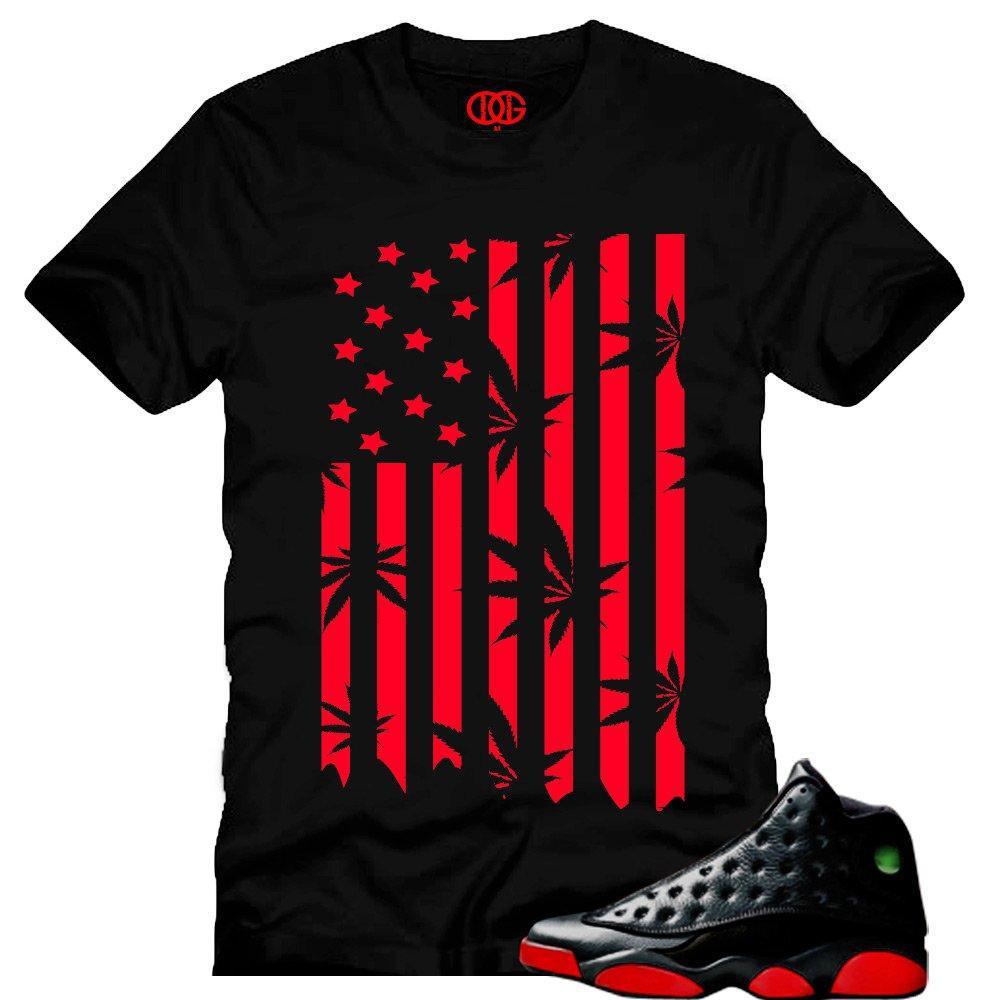 Dirty Bred 13s matching Sneaker Tees |Plant Life shirt Black