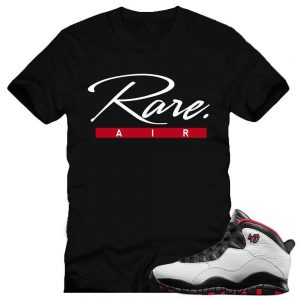 Double Nickel 10s Shirts matching Sneaker Tees Collection |Rare Air Script sneaker Tees shirt Black| Streetwear Online