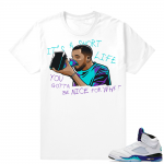 Drake Grammys Jordan 5 Grape | White shirt