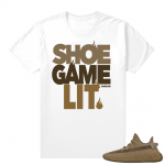 Earth Yeezy 350 shirt White - Shoe Game Lit