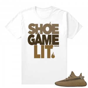 Earth Yeezy 350 shirt White - Shoe Game Lit