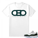 Easter 11s matching t shirt  CEO Society  White tee