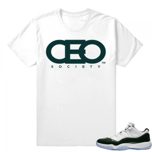 Easter 11s matching t shirt  CEO Society  White tee