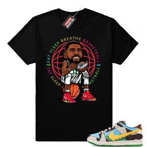 Eat Sleep Breathe Basketball Kyrie 4 Lucky Charms tee shirt  Black Tee