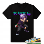 Eggplant Foamposites -Rare Air Trunks matching t shirt - Black