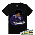 Foamposites - Eggplant Foams t shirt - Eggplant Platter - Black