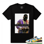 Foamposites - Notorious matching Eggplant t shirt - Black