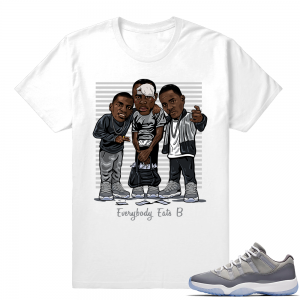 Everybody Eats B Paid in full shirt  Everybody Eats B  White tee