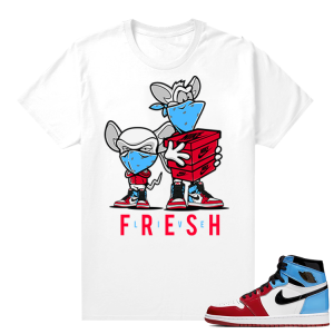 Fearless Jordan 1 shirt White - Sneaker Heist