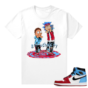 Fearless Jordan 1 shirt White - Get Schwifty