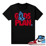 Fearless 1s shirt black - Gods Plan