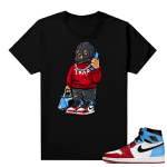 Fearless 1s shirt black - Trap Bear