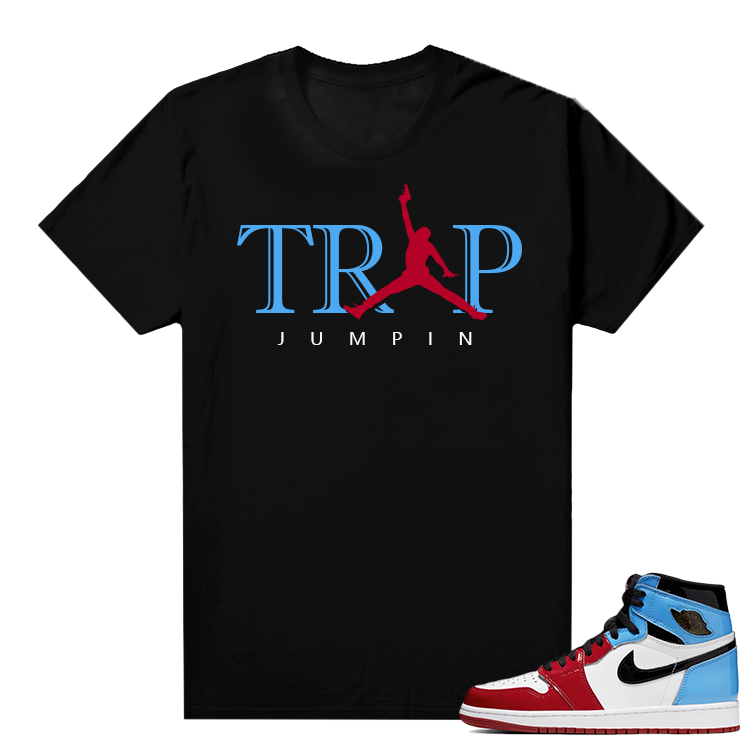 Fearless 1s shirt black - Trap Jumpin 2.0