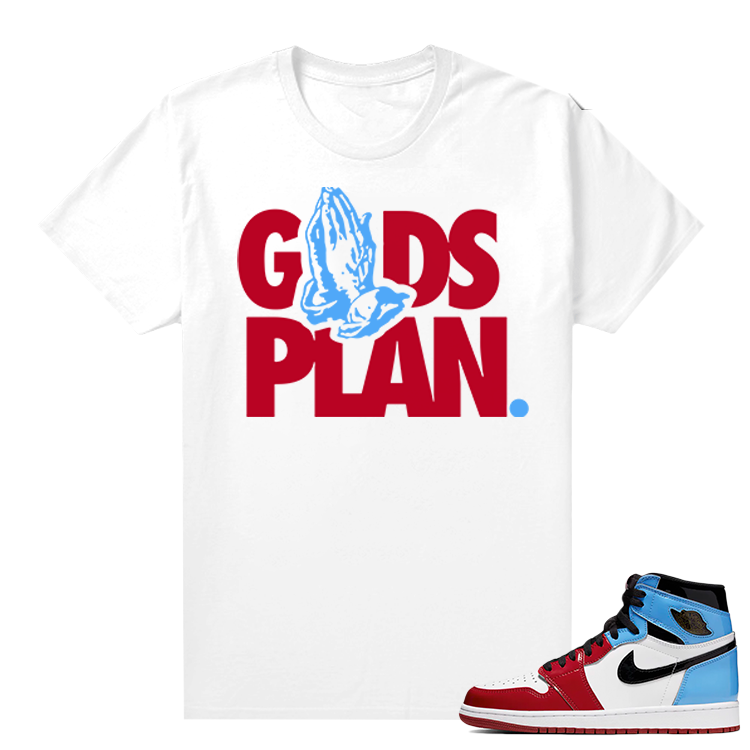 Fearless 1s shirt white - Gods Plan