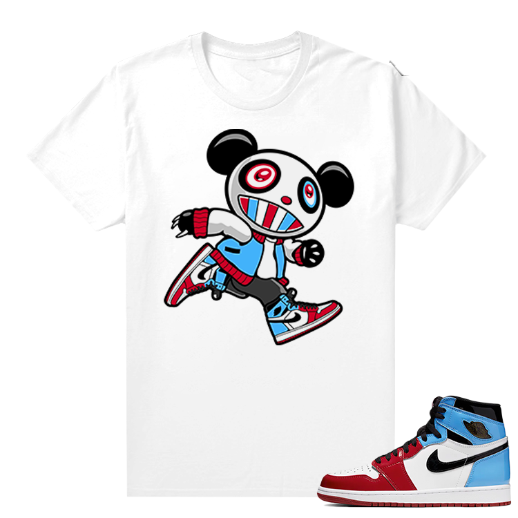 Fearless Jordan 1 shirt White - Sneaker Panda