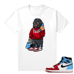 Fearless 1s shirt white - Trap Bear