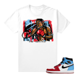 Fearless Jordan 1 shirt White - Abstract Ali