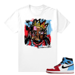 Fearless Jordan 1 shirt White - Abstract Notorious BIG