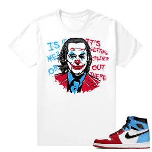 Fearless Jordan 1 shirt White - Joker