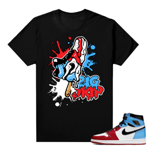 Fearless Jordan 1 shirt Black - Big Drip