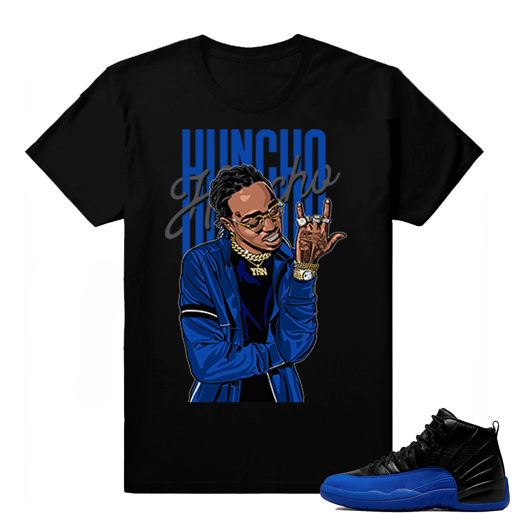 Game Royal 12s | Huncho Flex | Black shirt