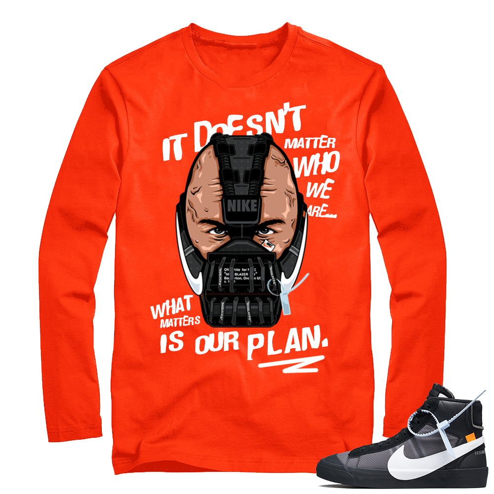 Grim Reaper off white blazer | BANE | Orange Long Sleeve shirt