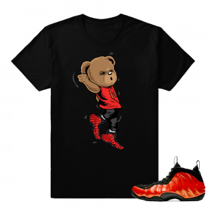 Habanero Foamposites | Shoot Dance Bear | Black shirt