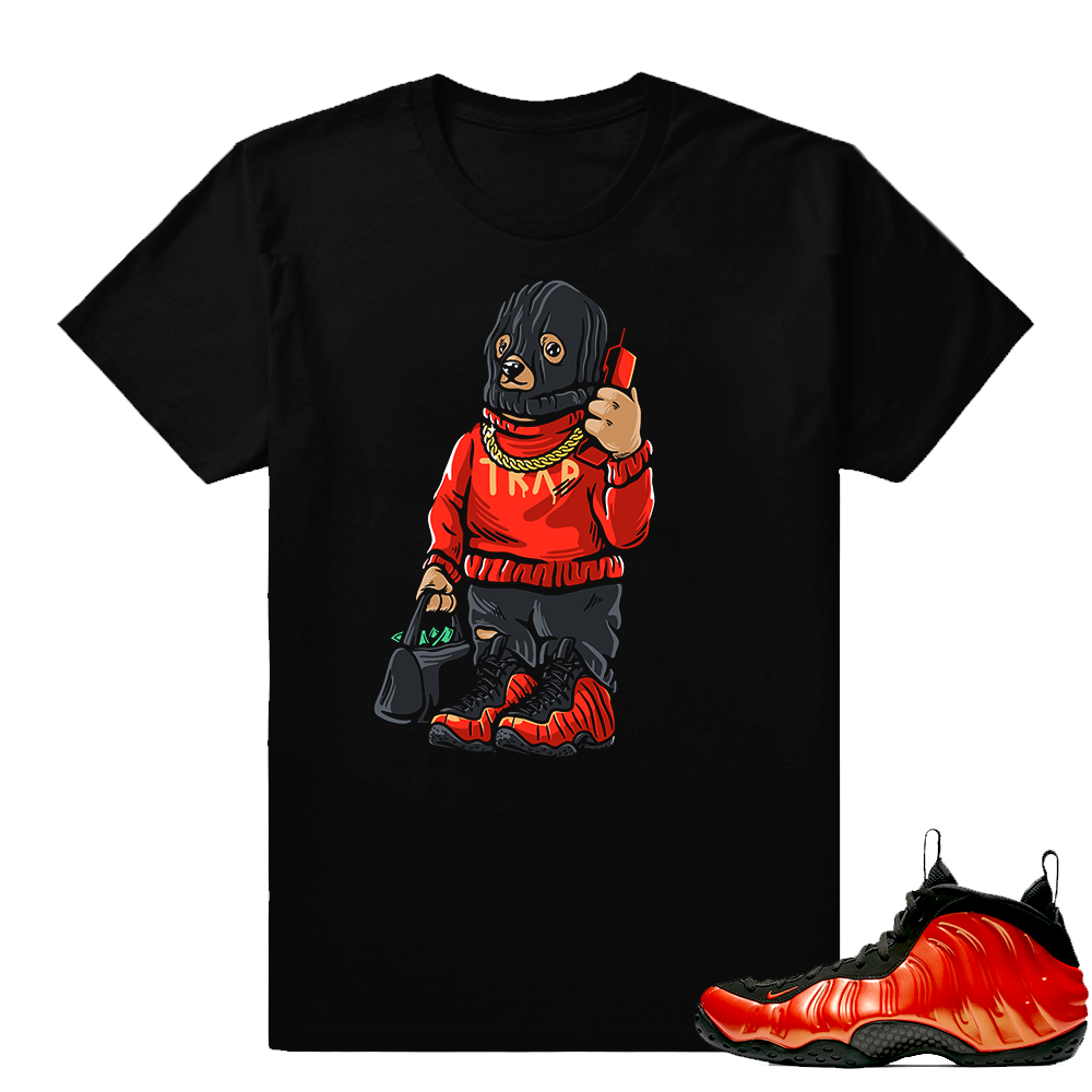 Habanero foams Ski Mask Trap Bear t-shirt | Black shirt