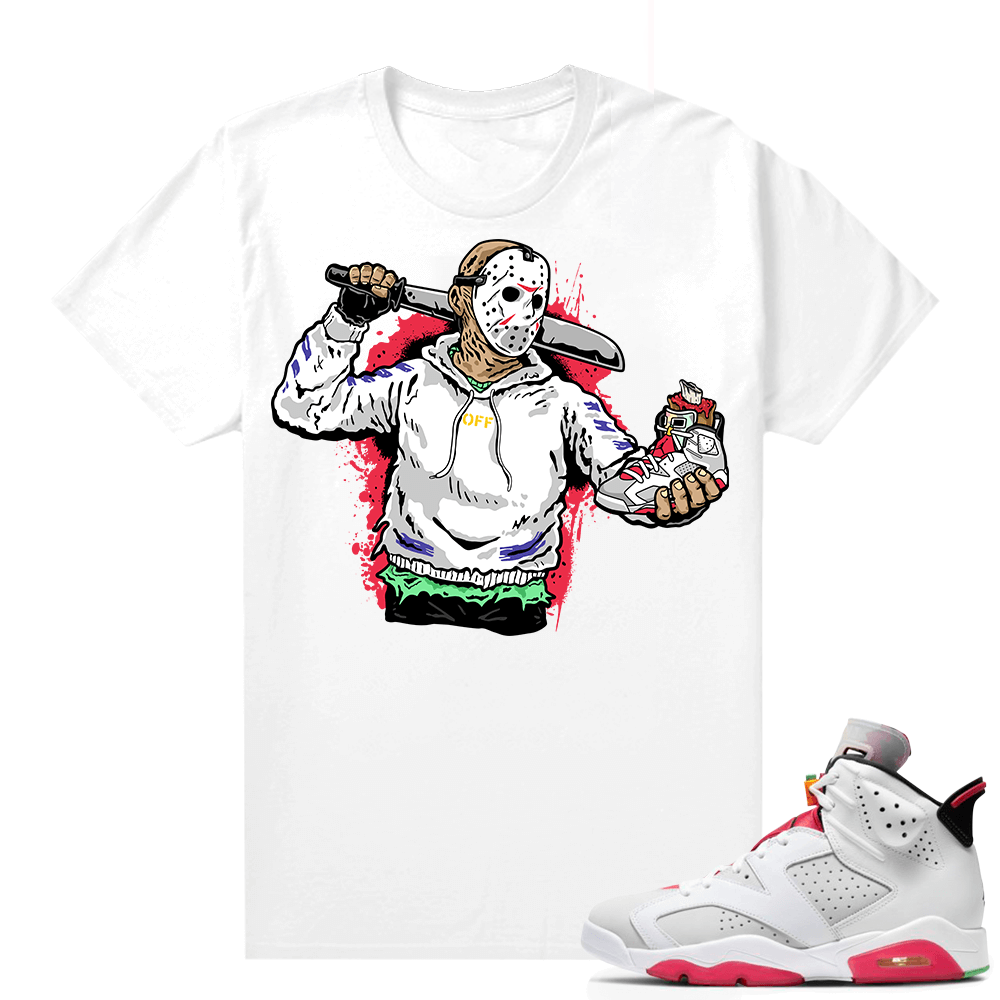 Hare 6s shirt - White - Jason x 6s