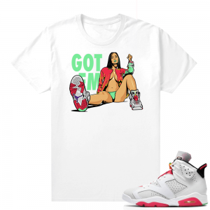 Hare 6s shirt - White - GOT EM