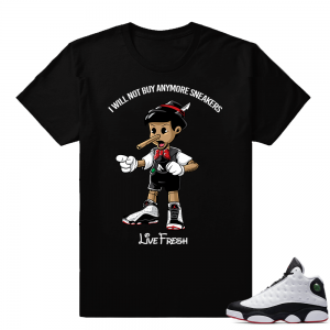 He Got Game t shirts  Sneakerhead Pinocchio  Black tee