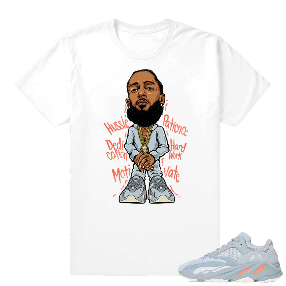 Inertia Yeezy 700 | Nipsey Hussle | White shirt