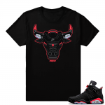 Infrared 6s Black | Rare Air Bull | Black shirt