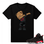 Black Infrared 6s | Dabbin Bear | Black shirt