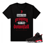 Jordan Retro 6 Infrared | Downfall | Black shirt