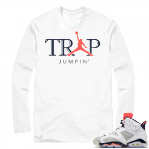 Infrared Tinker 6 | Trap Jumpin | White Long Sleeve shirt