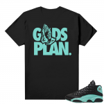 Island Green 13s shirt black - Gods Plan