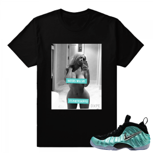 Island Green Foams - Haters Will Say Matching Streetwear Shirt - Black