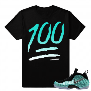 Island Green Foams - One Hundred Matching Streetwear Shirt - Black