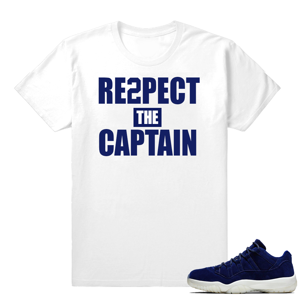 Jeter 11 low shirt  The Captain  White tee