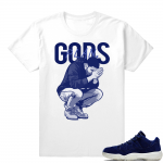 Jeter 11 lows Shirt  Gods Plan  White tee